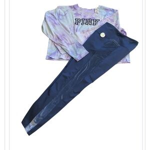 PINK Victoria Secret T-shirt cozy leggings set medium New with tags